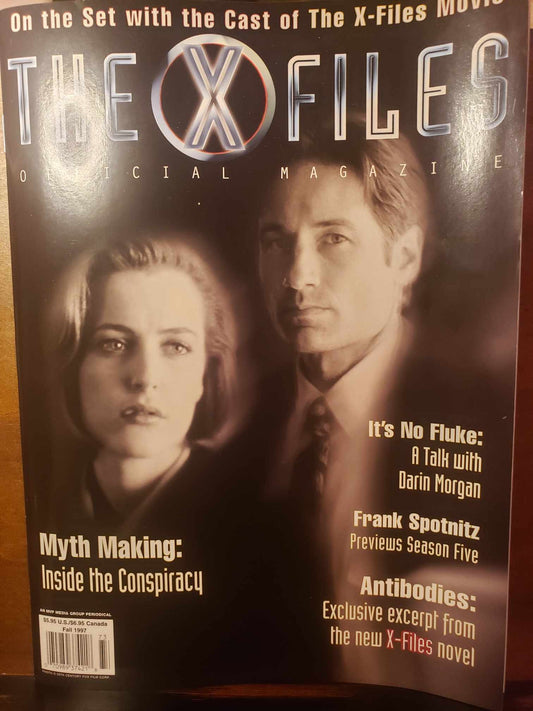 The X-Files Official Magazine-Fall 1997, Volume 1, Number 3. On the Set with the cast of the X-Files movie