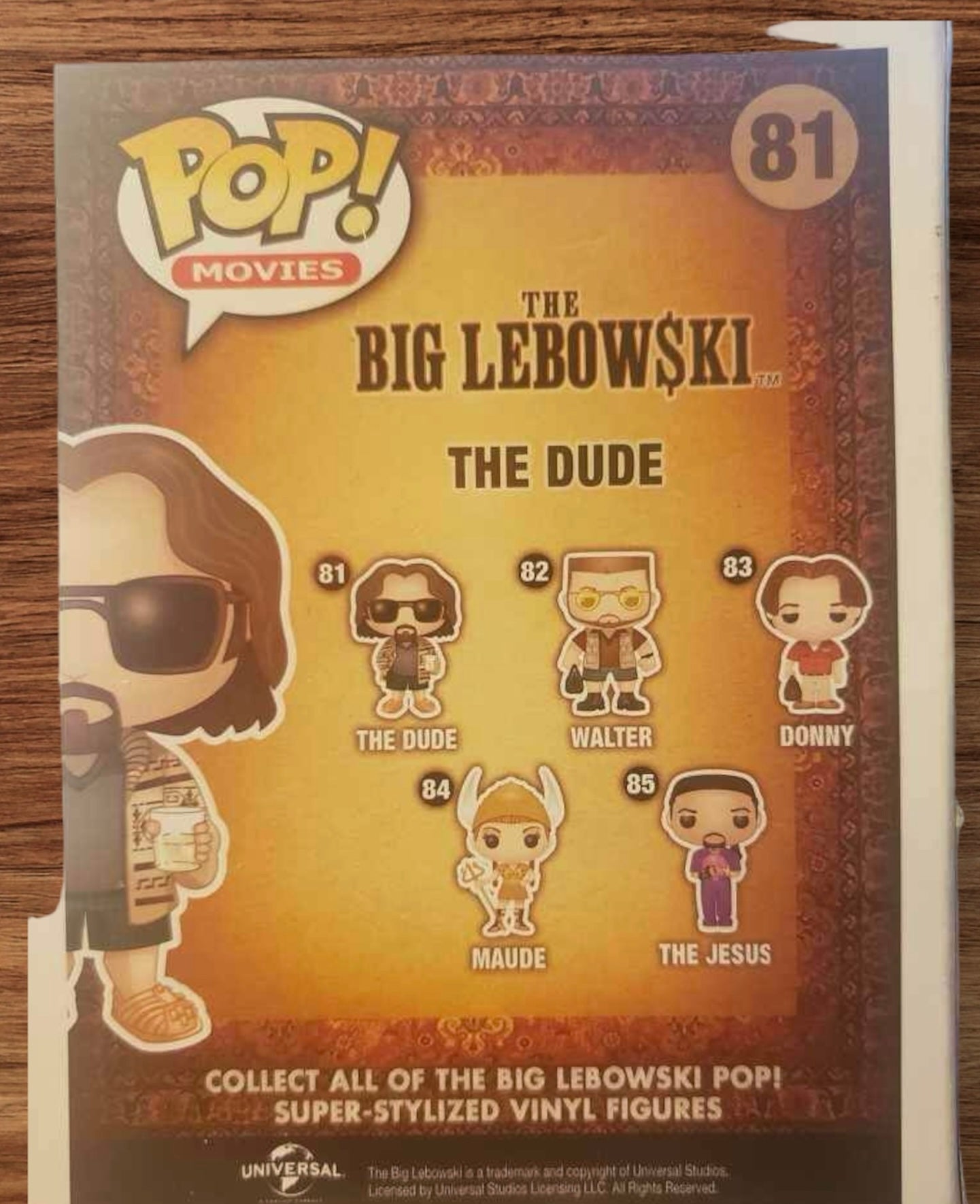 Funko POP Movies The Big Lebowski The Dude Vinyl Figu